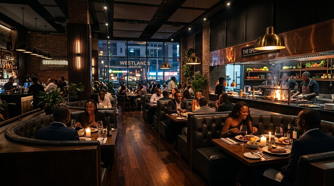 MotoGrill Westlands Dining Room